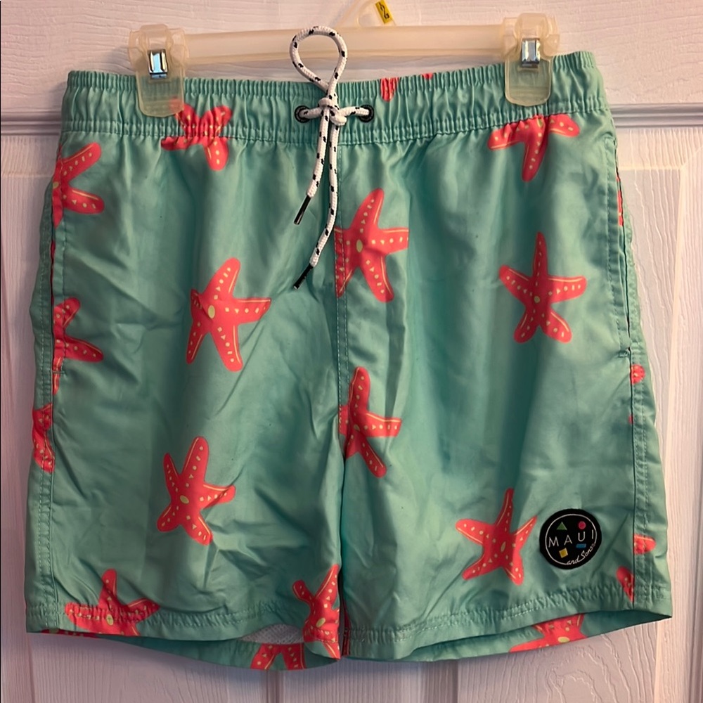 Maui and Sons starfish men’s swimsuit medium
